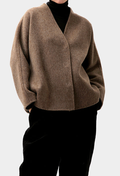 edoa  Double-faced Wool Alpaca Jacket