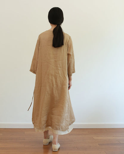 edoa Super Light Two Tone Kimono Dress