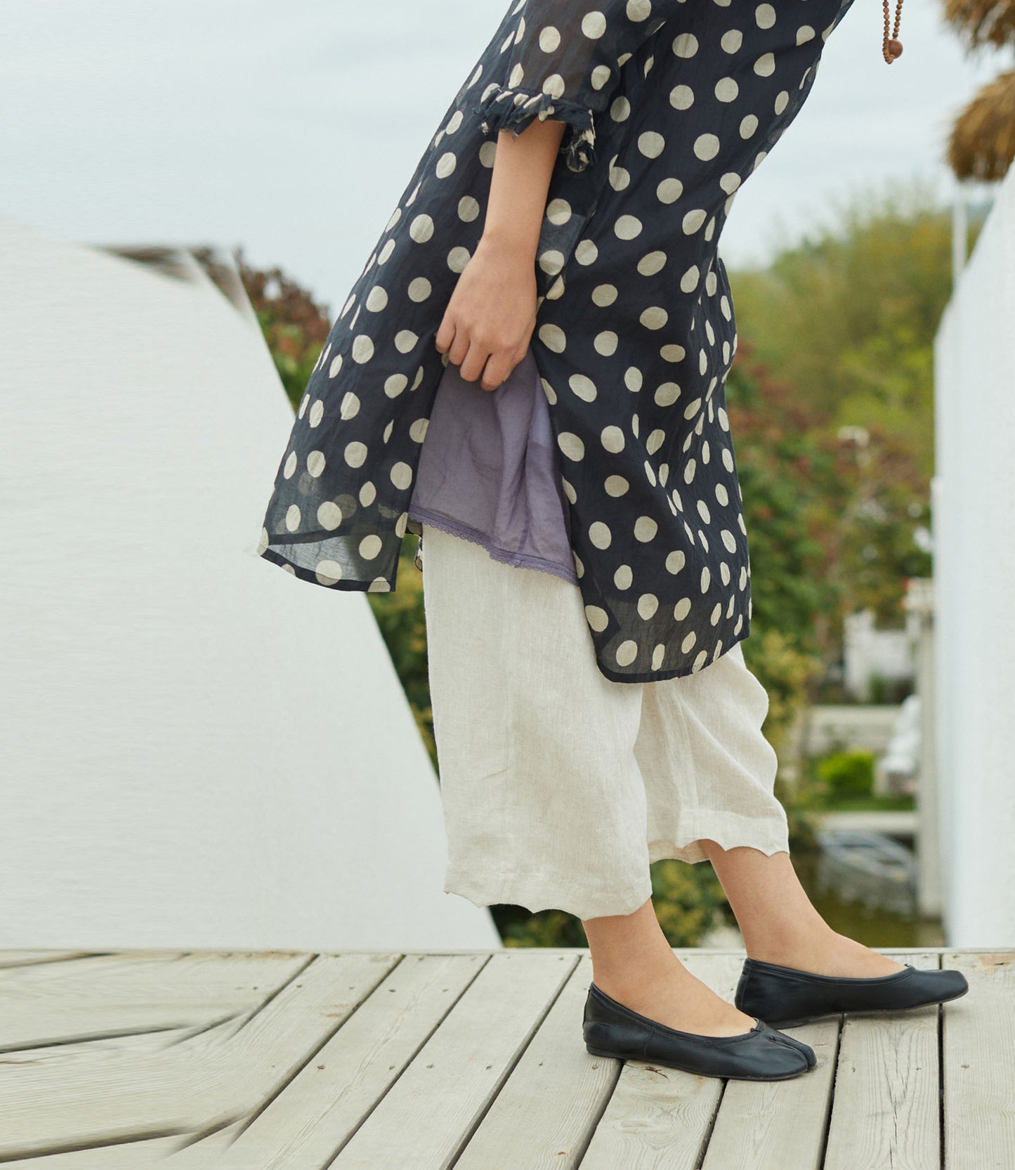 edoa Loose Fitting Thin Linen Underpants