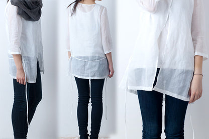 edoa Ramie Gauze Blouse