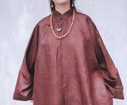 edoa Handmade Mud Silk Qipao Dress 