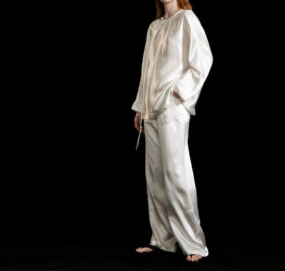 edoa Mulberry Silk Cheongsam Pajama Set
