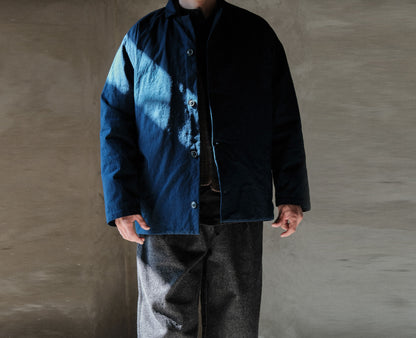 edoa Indogo Blue Padded Jacket