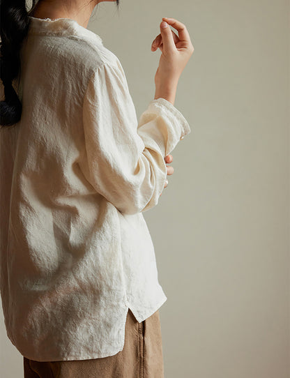 edoa Loose Linen Smock