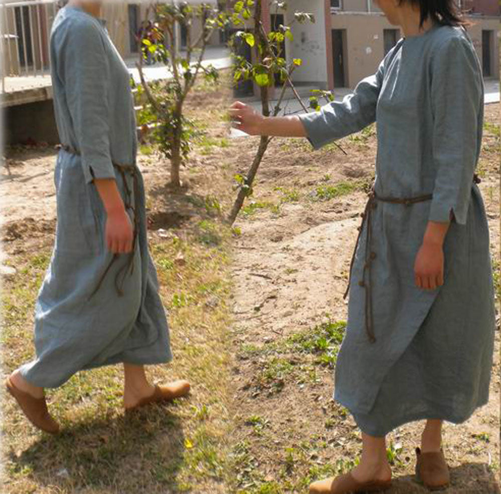 edoa Heavy Weight Linen Dress