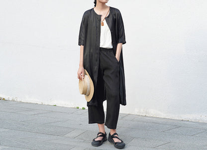 edoa Mud Silk Button Down Shirt 