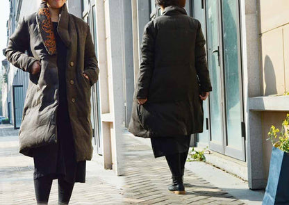 edoa Mud Silk Down Coat