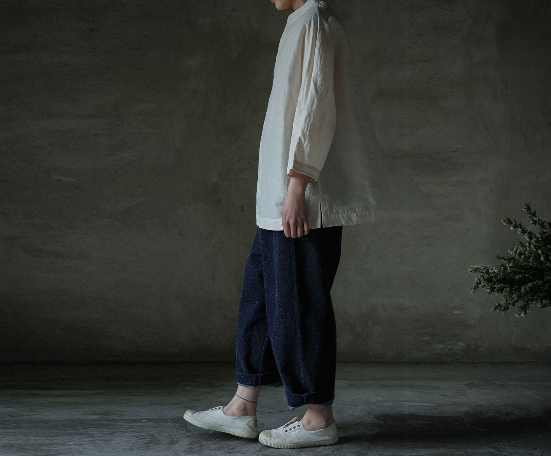 edoa Paper Cotton Chinese Top