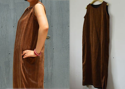 edoa Reversible Mud Silk Tank Dress 
