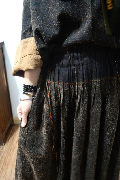 Mud Tussah Silk Skirt sk0036 X235
