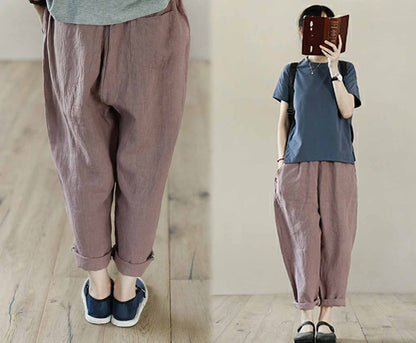 edoa Tapered Boyfriend Pants