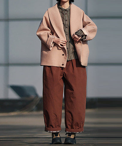 edoa Shawl Collar Slouch Coat 
