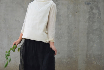 edoa Dupioni Silk Goose Down Vest