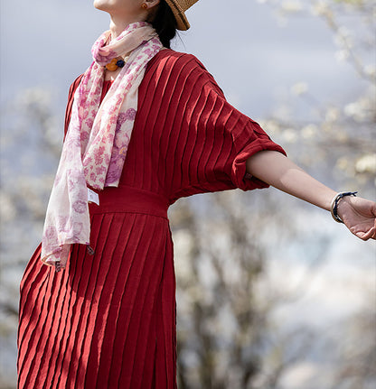 edoa Hand-pintucked Linen Dress
