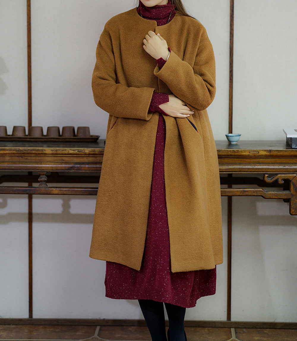 edoa Wool Cashmere Blend Coat