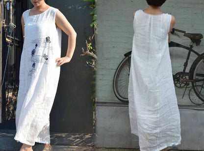 High Counted Ramie Dress with Hand Embroidery dr0356 492