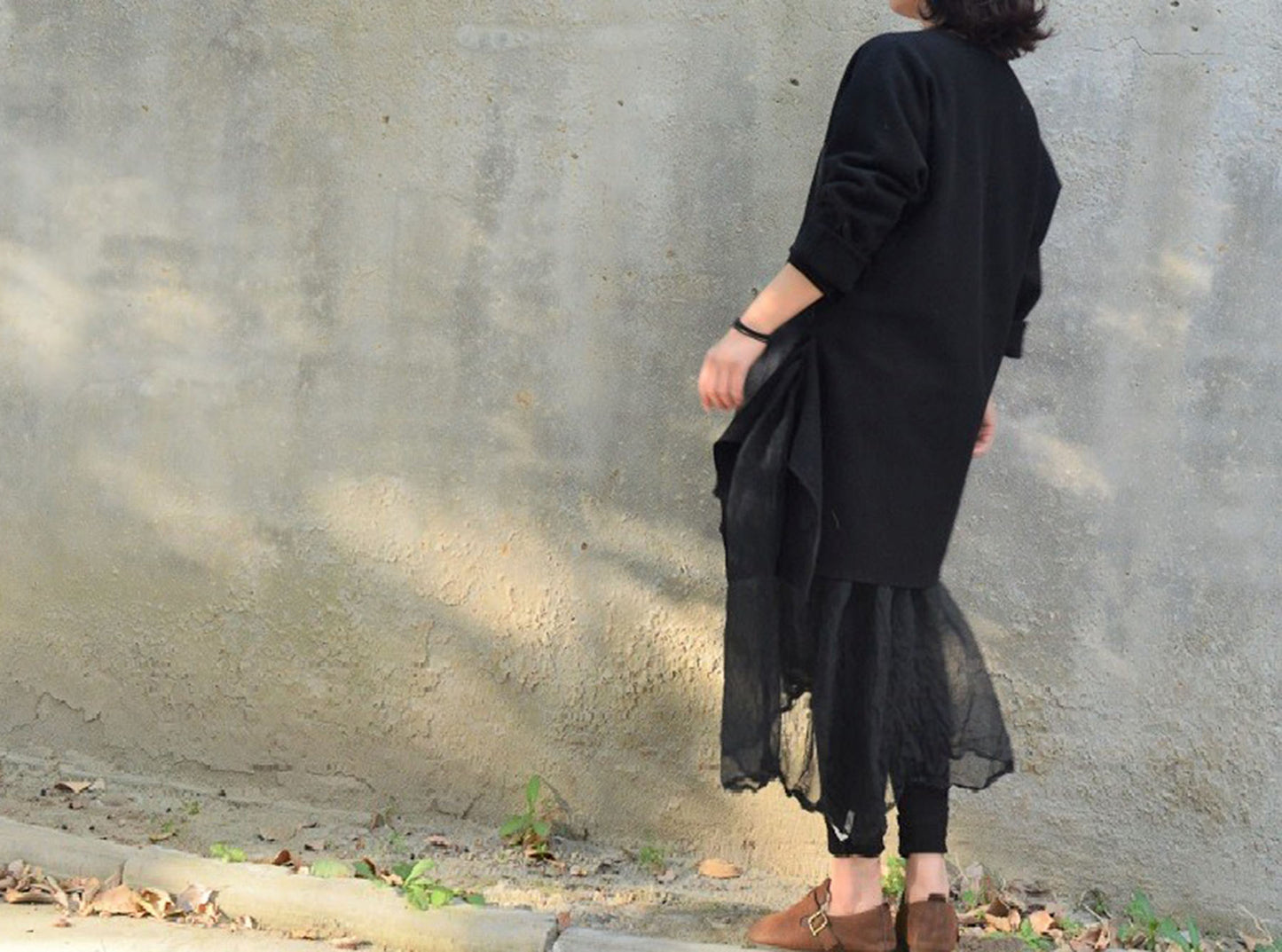 edoa Wool Cut-out Tunic