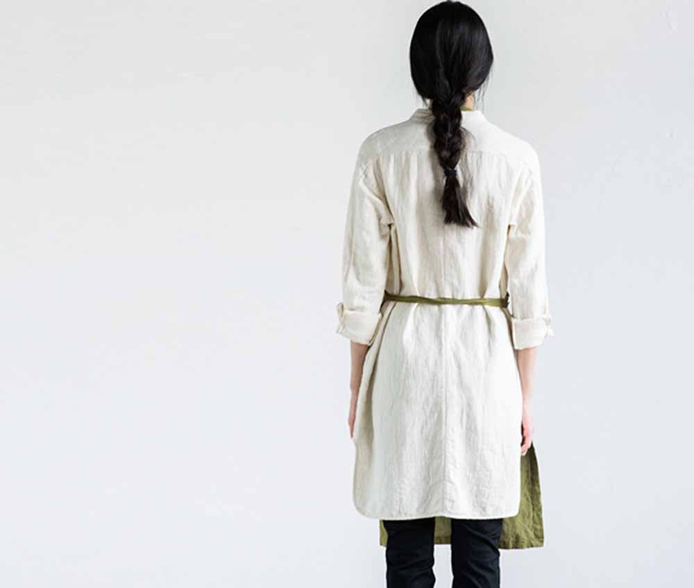 Linen Kitchen Apron dr0344 739