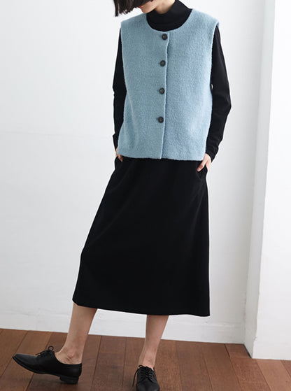 edoa Boiled Wool Vest 