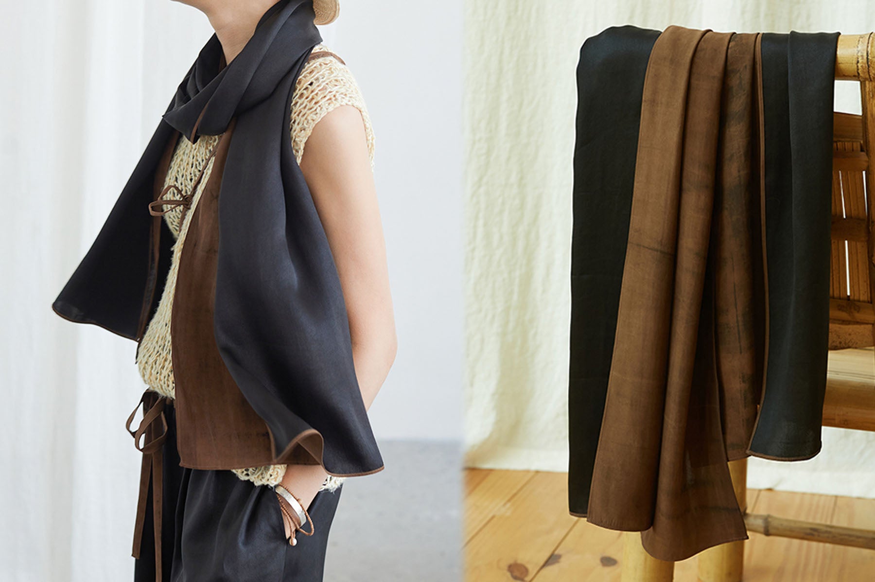 edoa Mud Silk Scarf 