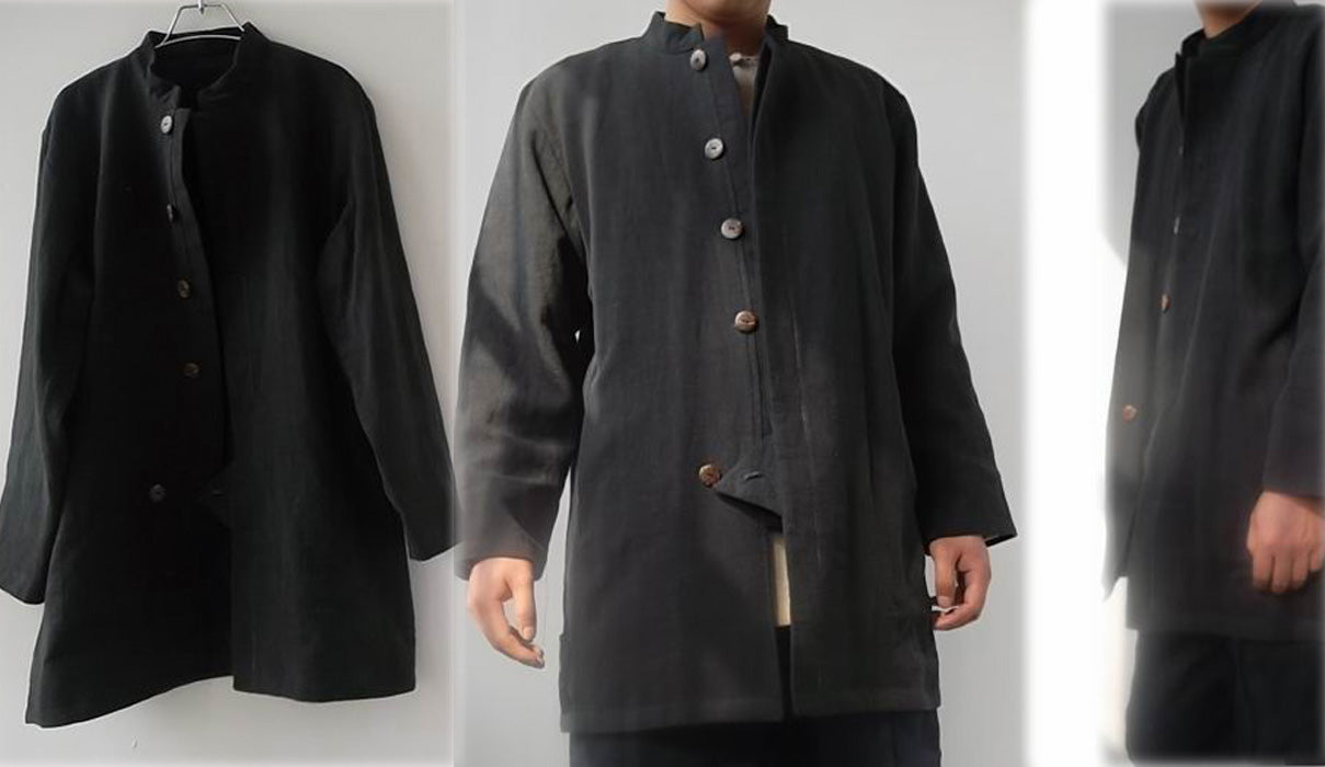 edoa Lined Fly Front Collar Tang Suit