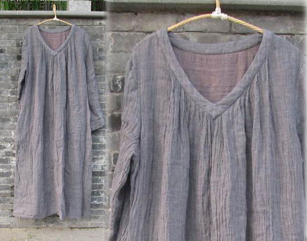 edoa Textured Crinkled linen Dress