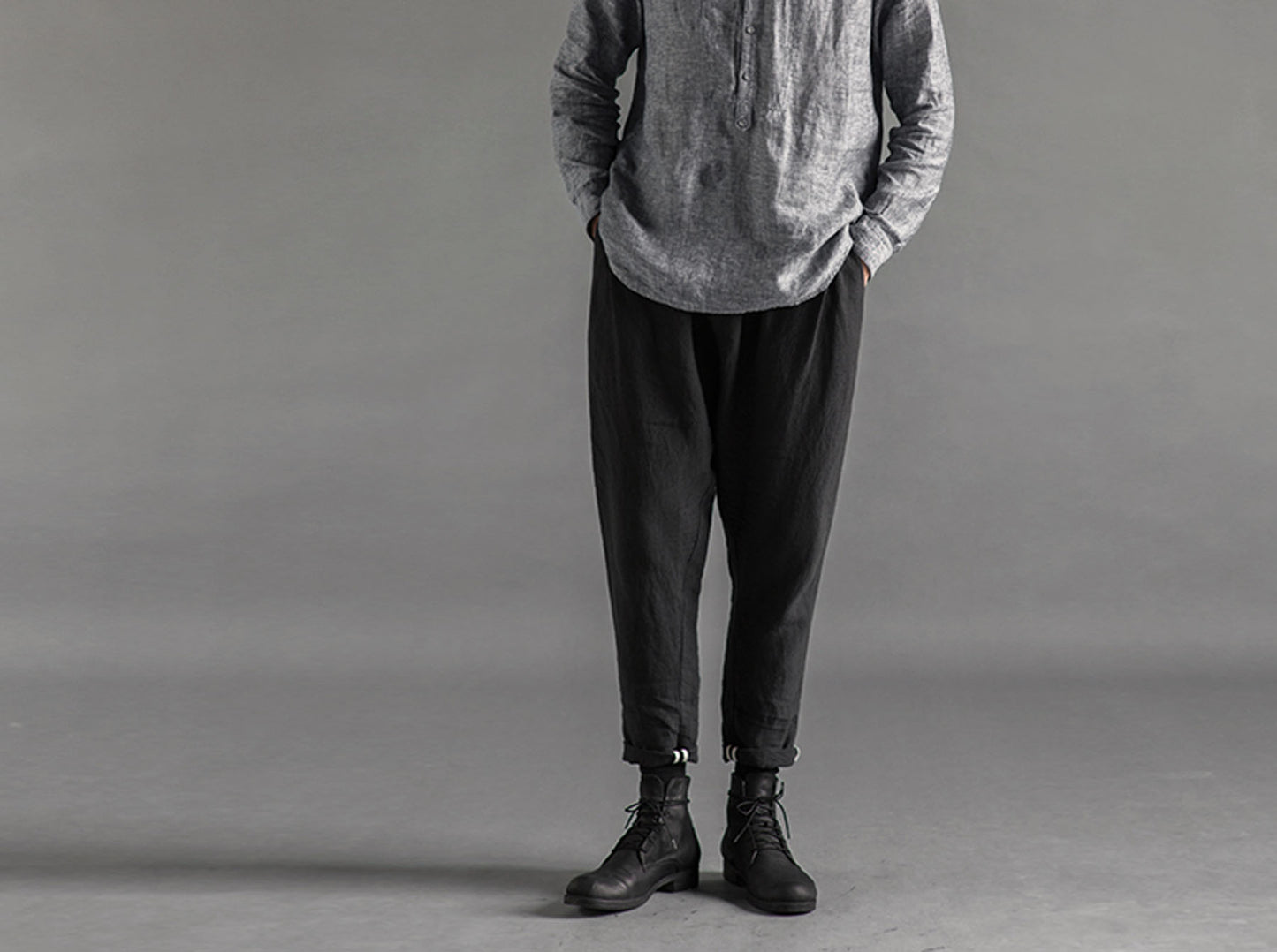 edoa Linen Harem Pants 