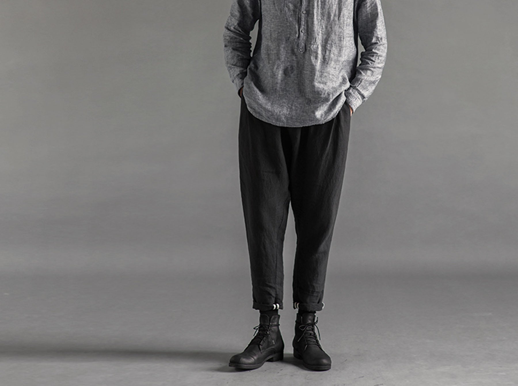 edoa Linen Harem Pants 