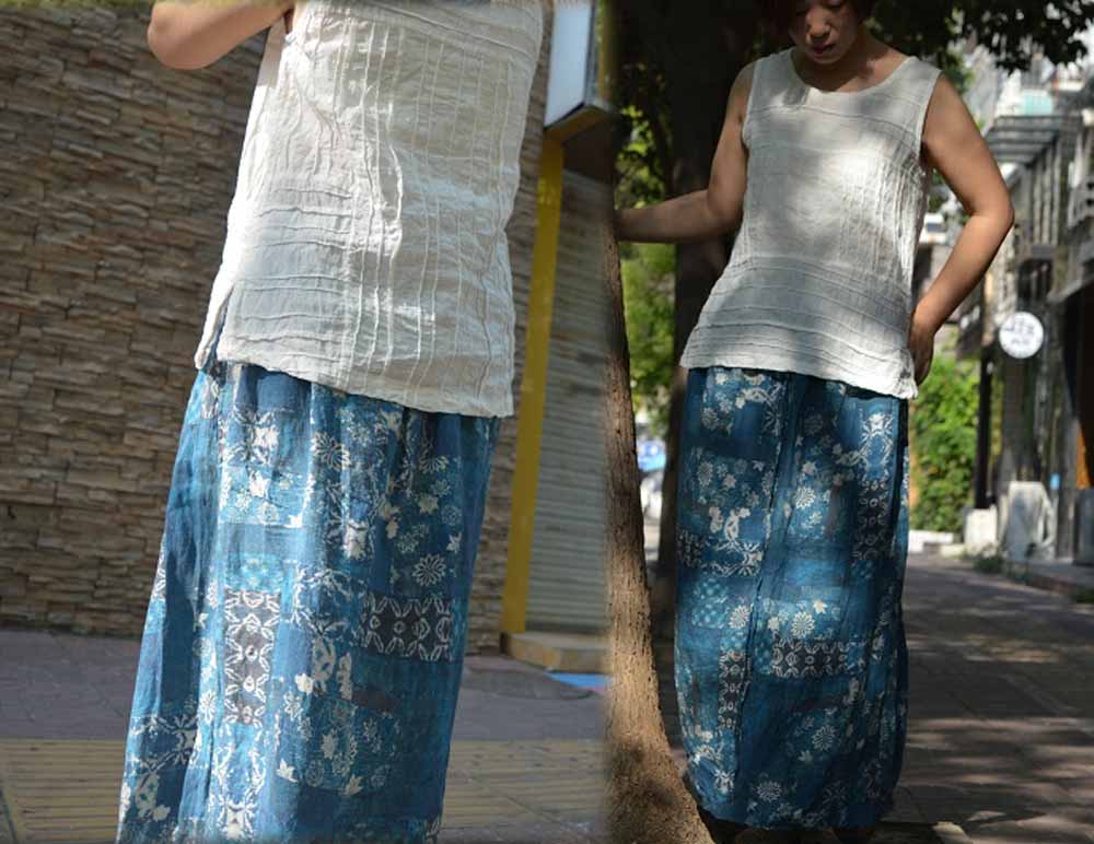 Pintucked Linen Tank Top to0282 500