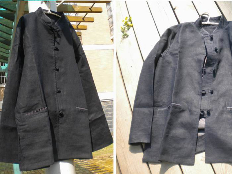 edoa Chinese Cheongsam with Chinese Frog Buttons