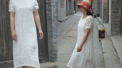 Hand Crochet Decorated Dress dr0235 268