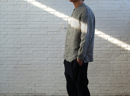 edoa White Linen Shirt