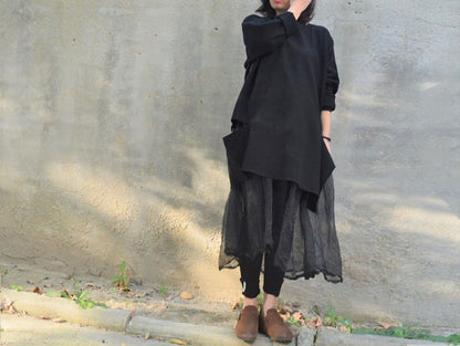 edoa Wool Cut-out Tunic