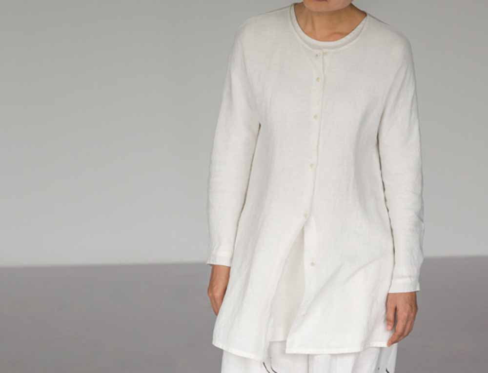 edoa Shell Buttoned Linen Shirt