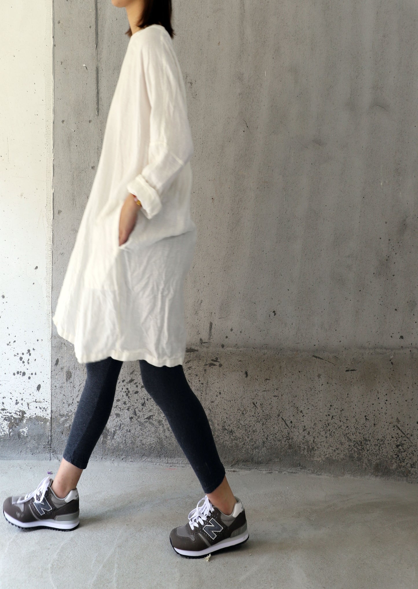 edoa Linen Oversized Tunic