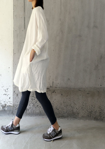 edoa Linen Oversized Tunic