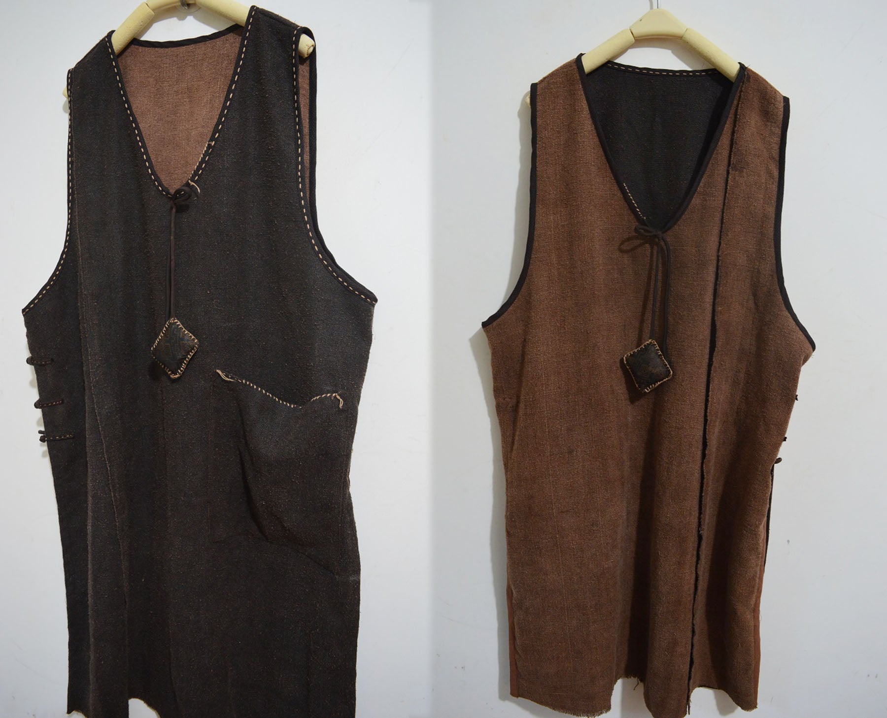 edoa Loose Fitting Mud Tussah Silk Tank Dress