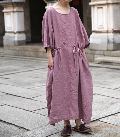 edoa Oversized Linen Tunic