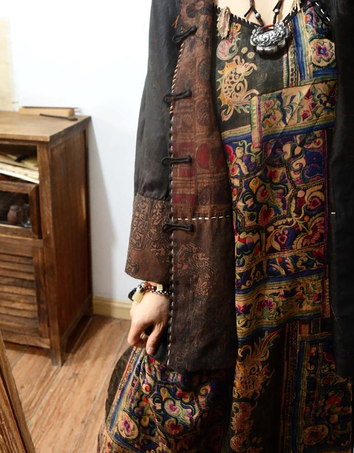 Printed Mud Silk Cami Dress dr0147 X278