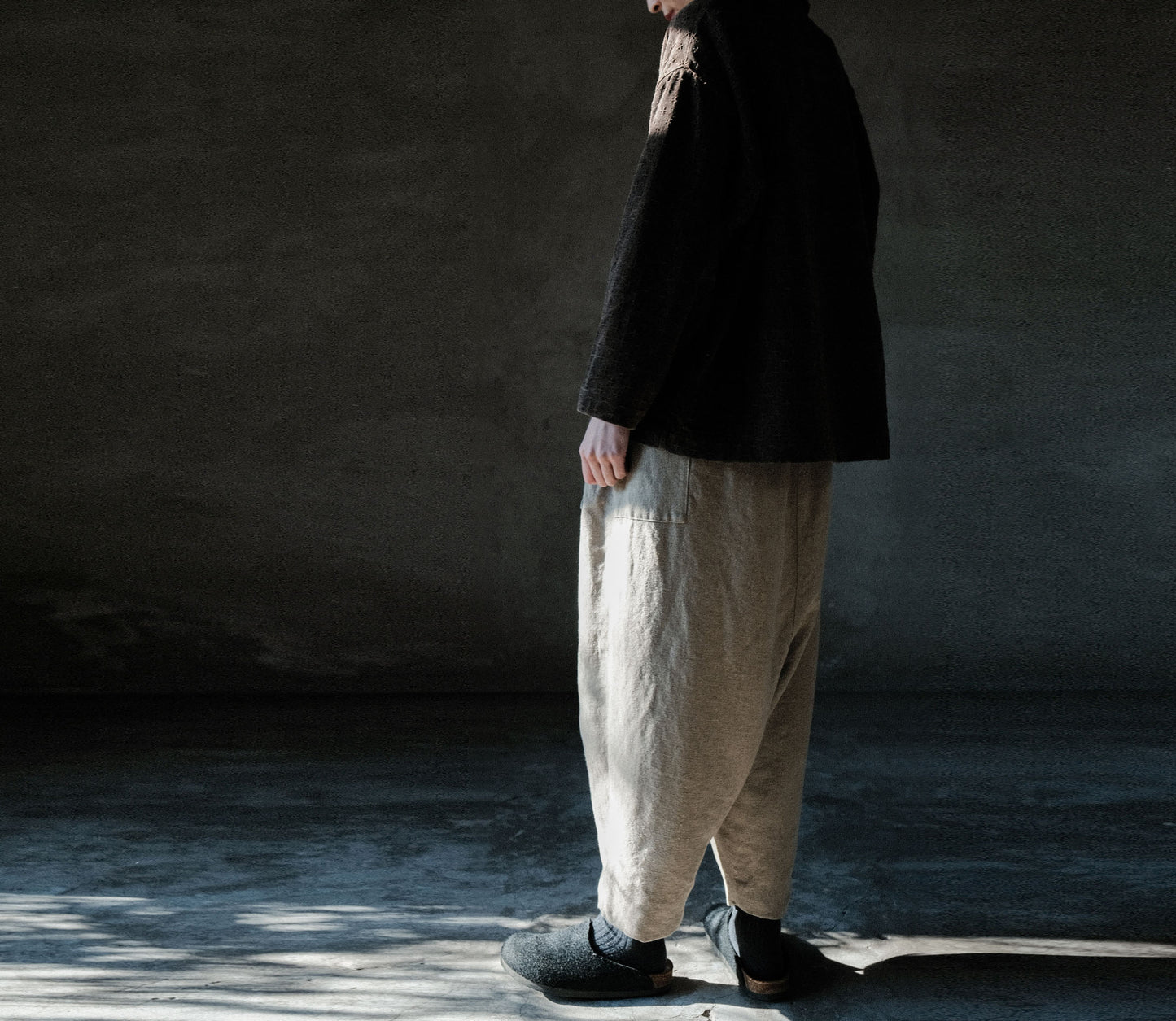 edoa Mud Tussah Silk jacquard Shirt