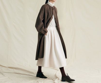 edoa Premium Double Faced Alpaca Coat 