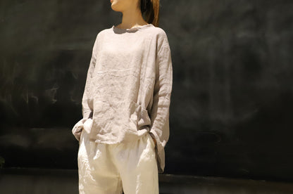 edoa Thin Linen Gauze Tunic