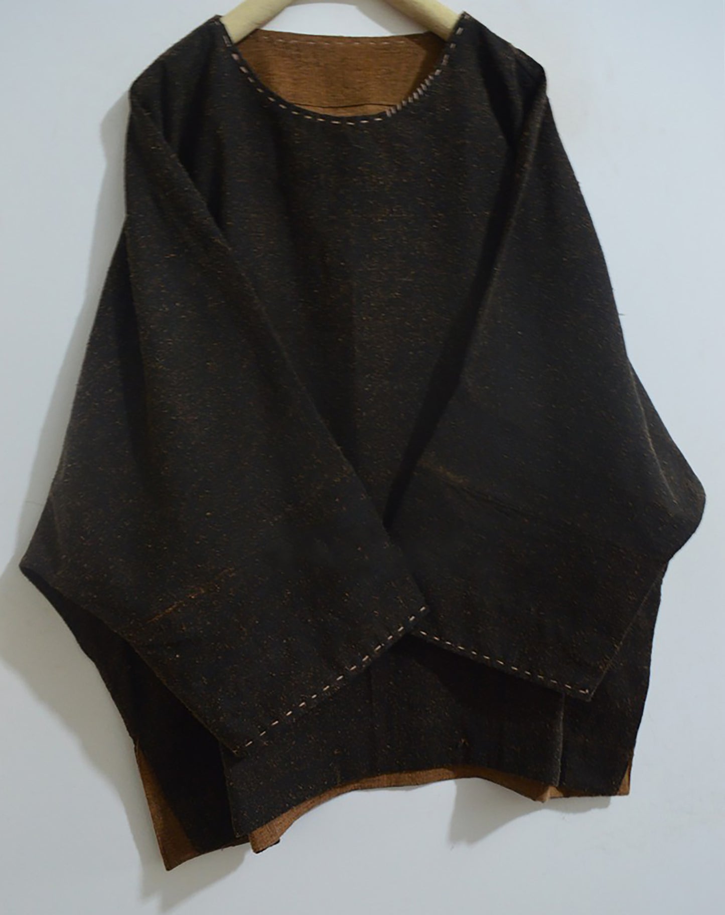 Reversible Mud Tussah Silk Top to0123 X204