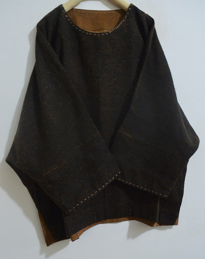 Reversible Mud Tussah Silk Top to0123 X204