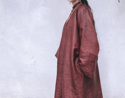 edoa Handmade Mud Silk Qipao Dress 