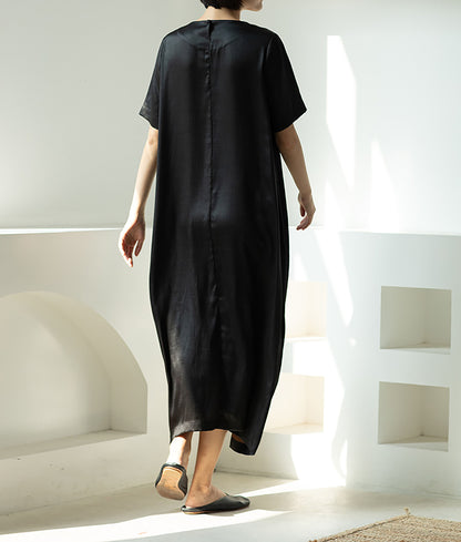 edoa Mud Silk Charmeuse Cocoon Dress