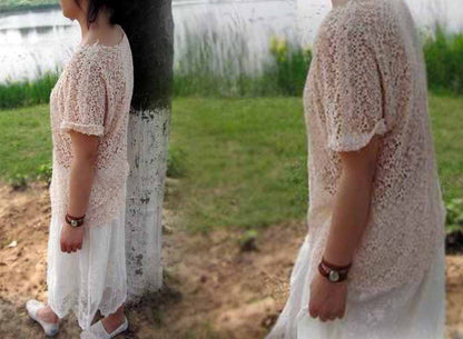 edoa Cotton Lace Blouse