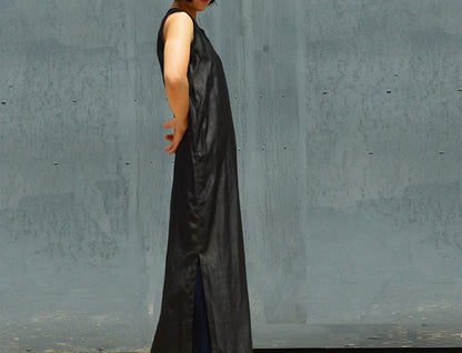 edoa Reversible Mud Silk Tank Dress 