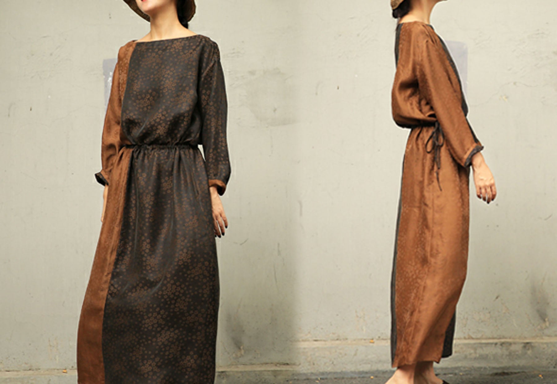 edoa Mud Silk Cotton Blend Dress