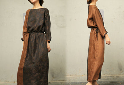 edoa Mud Silk Cotton Blend Dress